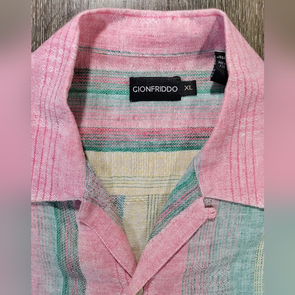 Gionfriddo Button Up Shirt Mens XL - Picture 4 of 5